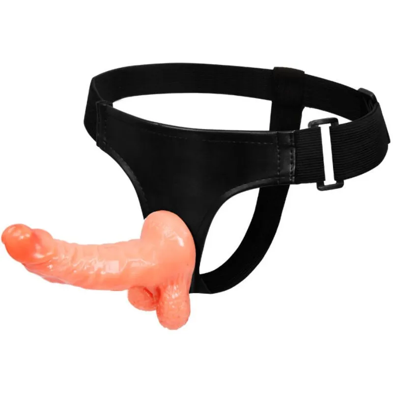 Gurt mit Realistischem Penis und Ultra Leidenschaftlichem Verstellbaren Höschen 15,5 cm von Baile Harness Collection | Fesselliebe.de