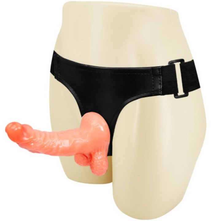 Gurt mit Realistischem Penis und Ultra Leidenschaftlichem Verstellbaren Höschen 15,5 cm von Baile Harness Collection | Fesselliebe.de