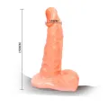 Gurt mit Realistischem Penis und Ultra Leidenschaftlichem Verstellbaren Höschen 15,5 cm von Baile Harness Collection