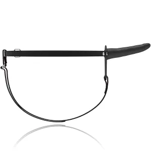 Schwarzes Silikon 15 cm von Fetish Submissive Harness