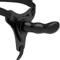 Schwarzer Silikon-G-Spot 16 cm von Fetish Submissive Harness