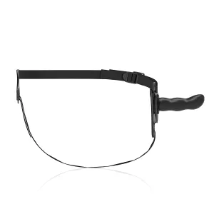 Schwarzer Silikon-G-Spot 16 cm von Fetish Submissive Harness