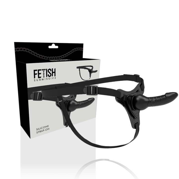 Realistisches Schwarzes Silikon 16 cm von Fetish Submissive Harness | Fesselliebe.de