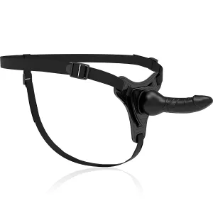 Realistisches Schwarzes Silikon 16 cm von Fetish Submissive Harness