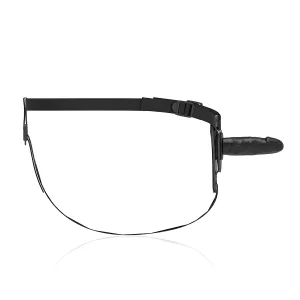 Realistisches Schwarzes Silikon 15 cm von Fetish Submissive Harness