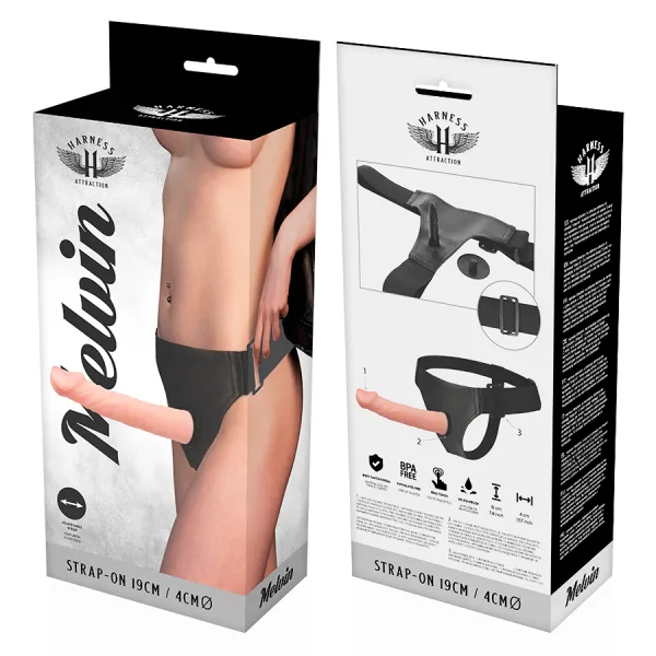 Rnes Melvin Flesh 19 cm -O- 4 cm von Harness Attraction | Fesselliebe.de