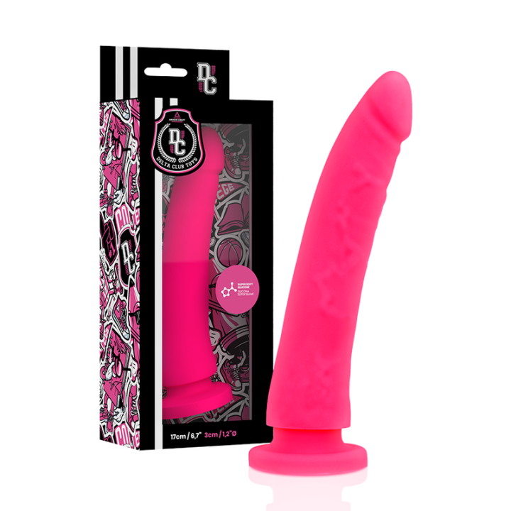 Toys Gurt + Dong Rosa Silikon 17 cm -O- 3 cm von Deltaclub | Fesselliebe.de