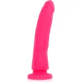 Toys Gurt + Dong Rosa Silikon 23 cm -O- 4,5 cm von Deltaclub