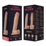 Strap-On Magnus Flüssige Silikon mit 3 Ringen Gratis 20,5 cm -O- 4,1 cm von Cyber Silicock | Fesselliebe.de