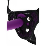 Strap-On-Spitzengeschirr Lila von Get Real | Fesselliebe.de