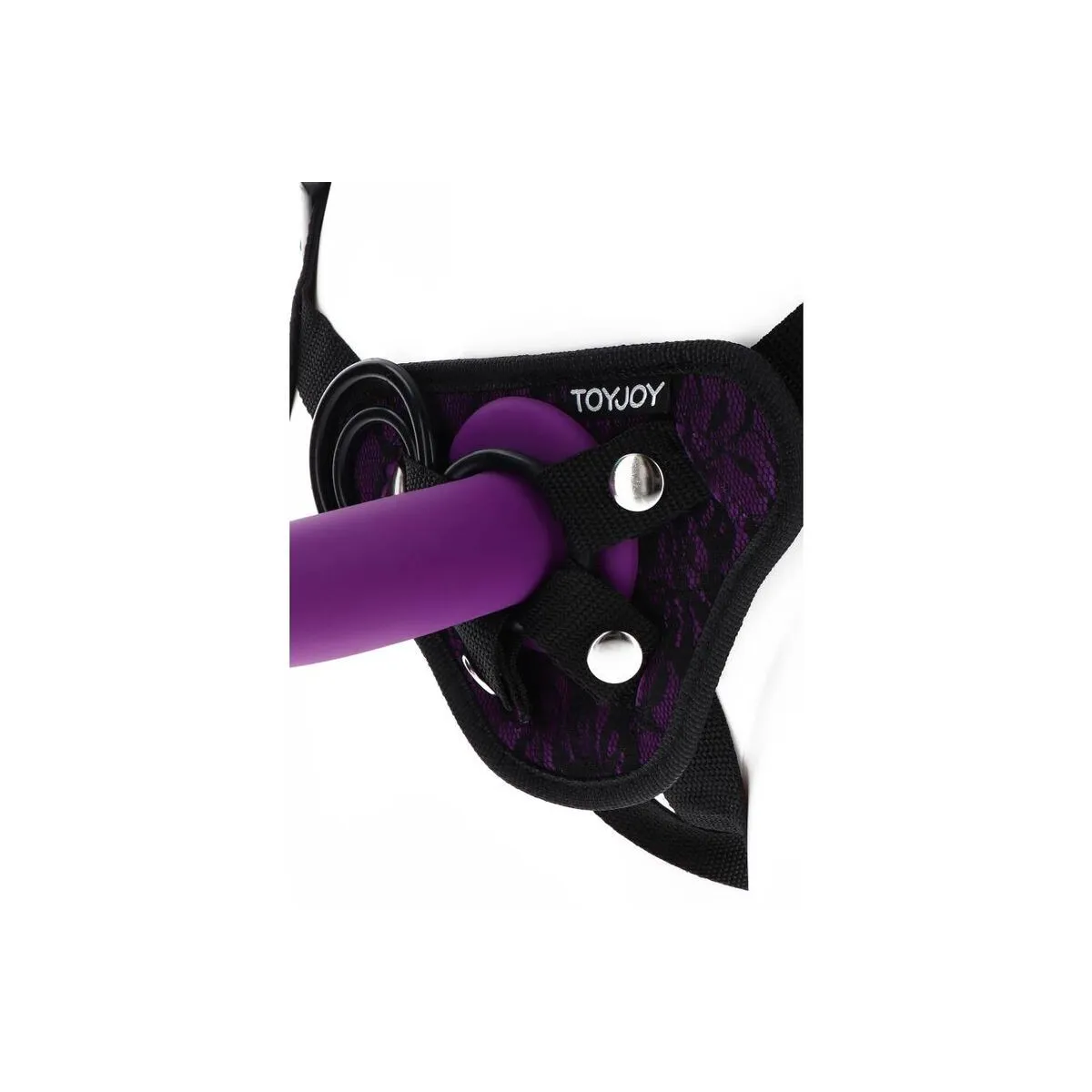 Strap-On-Spitzengeschirr Lila von Get Real | Fesselliebe.de