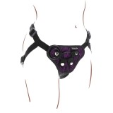 Strap-On-Spitzengeschirr Lila von Get Real | Fesselliebe.de