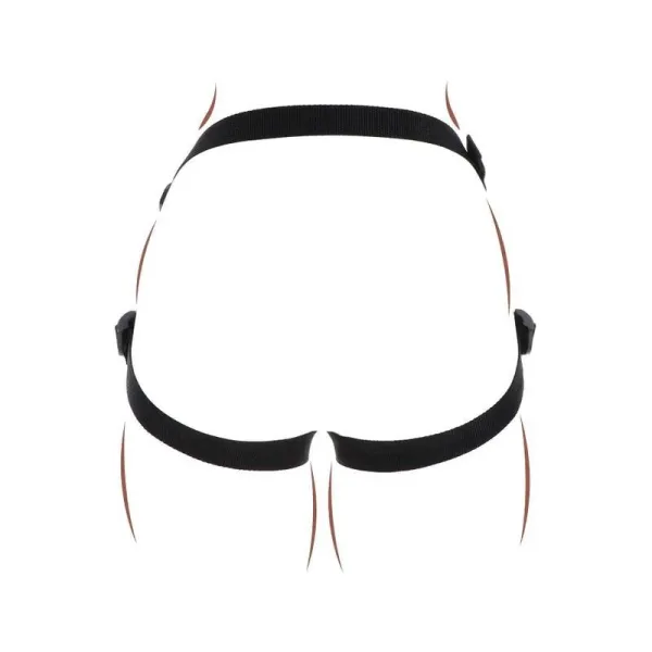 Strap-On-Spitzengeschirr Lila von Get Real | Fesselliebe.de