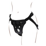 Strap-On-Vergnügungsgeschirr Schwarz von Get Real | Fesselliebe.de