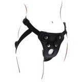 Strap-On-Vergnügungsgeschirr Schwarz von Get Real | Fesselliebe.de