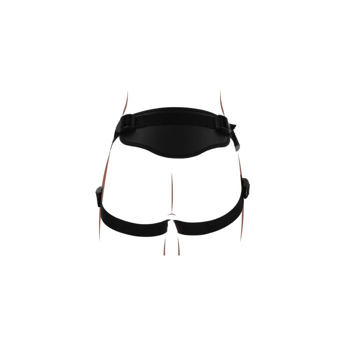 Strap-On-Deluxe-Gurt Schwarz von Get Real | Fesselliebe.de