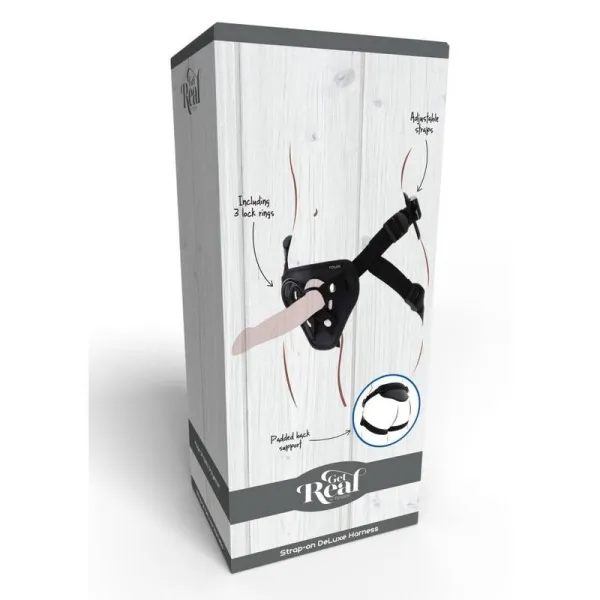Strap-On-Deluxe-Gurt Schwarz von Get Real | Fesselliebe.de