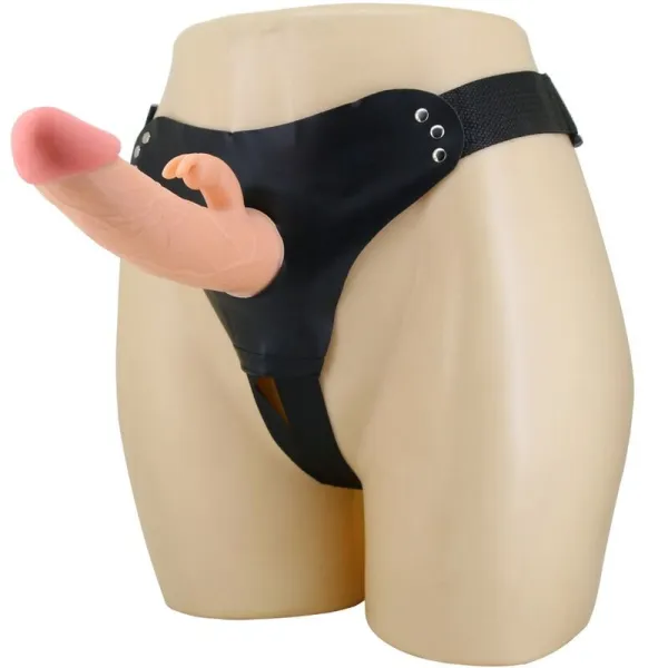 Mavis Harness Universal Slip mit Dildo 19 cm Natur von Pretty Love | Fesselliebe.de