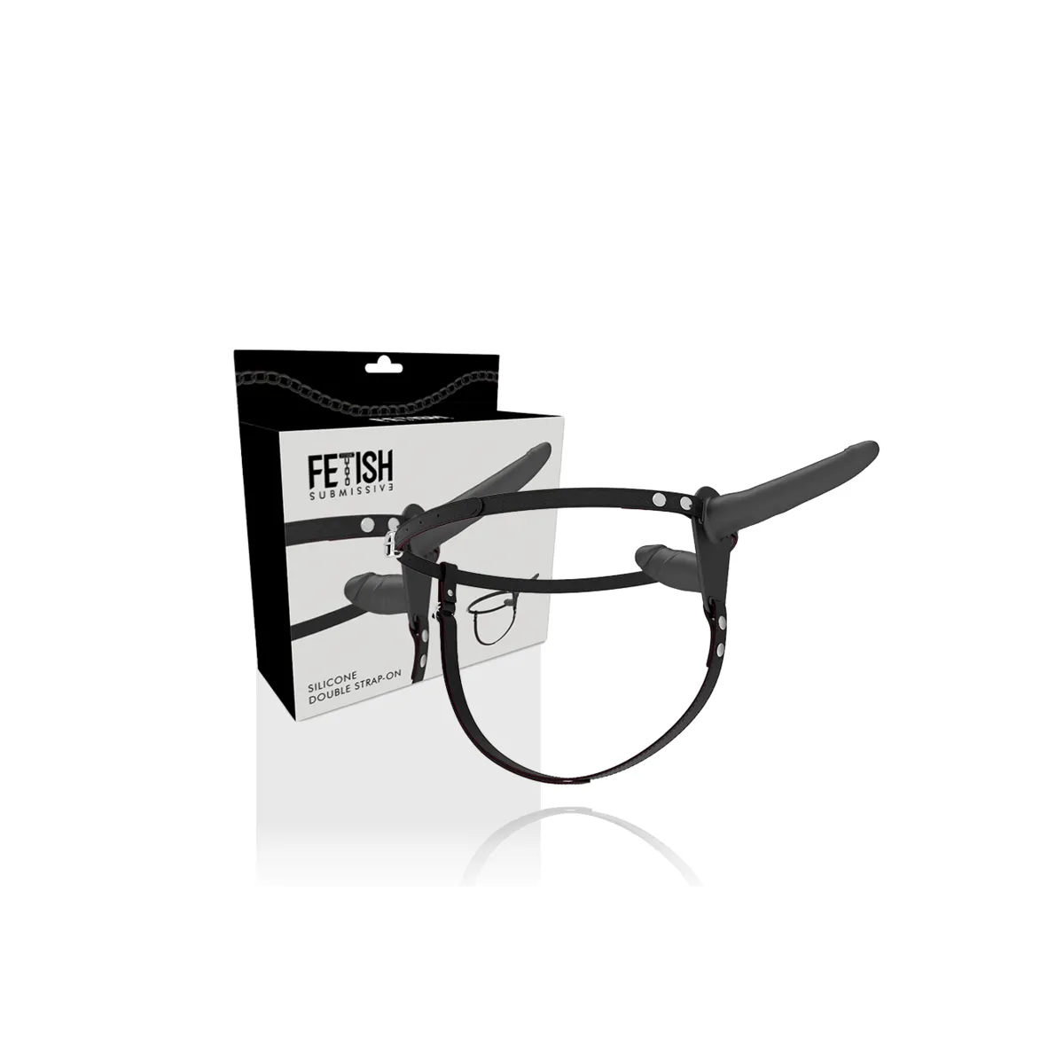 Doppelte Penetration Schwarz von Fetish Submissive Harness | Fesselliebe.de