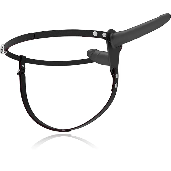 Doppelte Penetration Schwarz von Fetish Submissive Harness | Fesselliebe.de