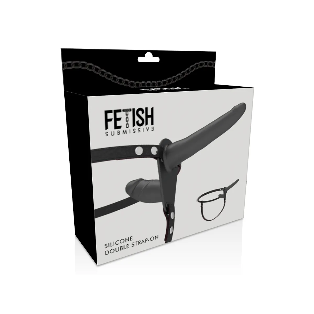 Doppelte Penetration Schwarz von Fetish Submissive Harness | Fesselliebe.de