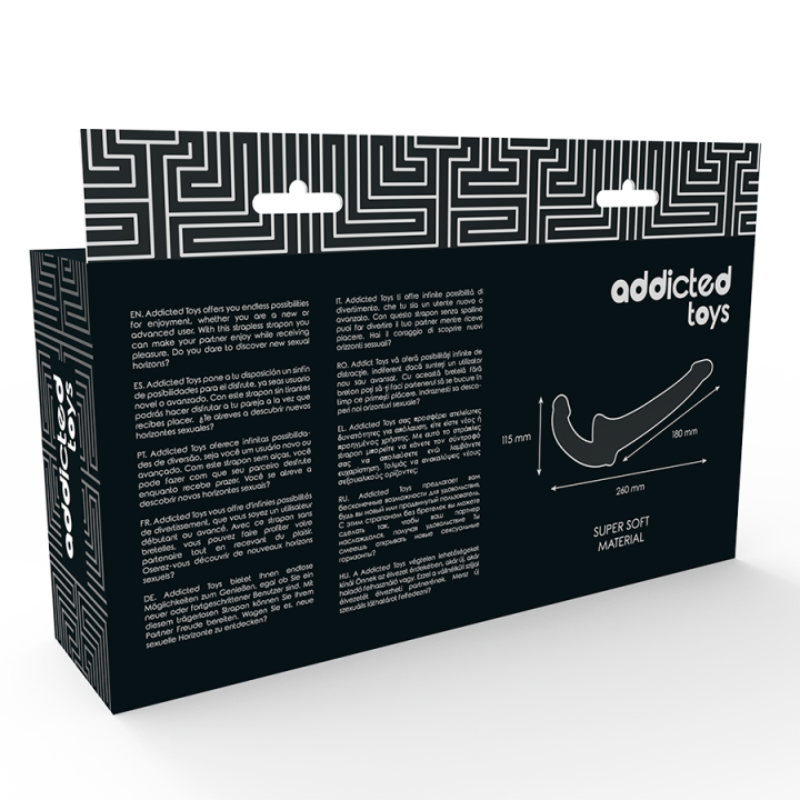 Dildo mit Rna S ohne Subjection Schwarz von Addicted Toys | Fesselliebe.de