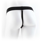 7 Hohl Strap-On mit Bällen 17,8 cm Fleisch von Fetish Fantasy Series | Fesselliebe.de