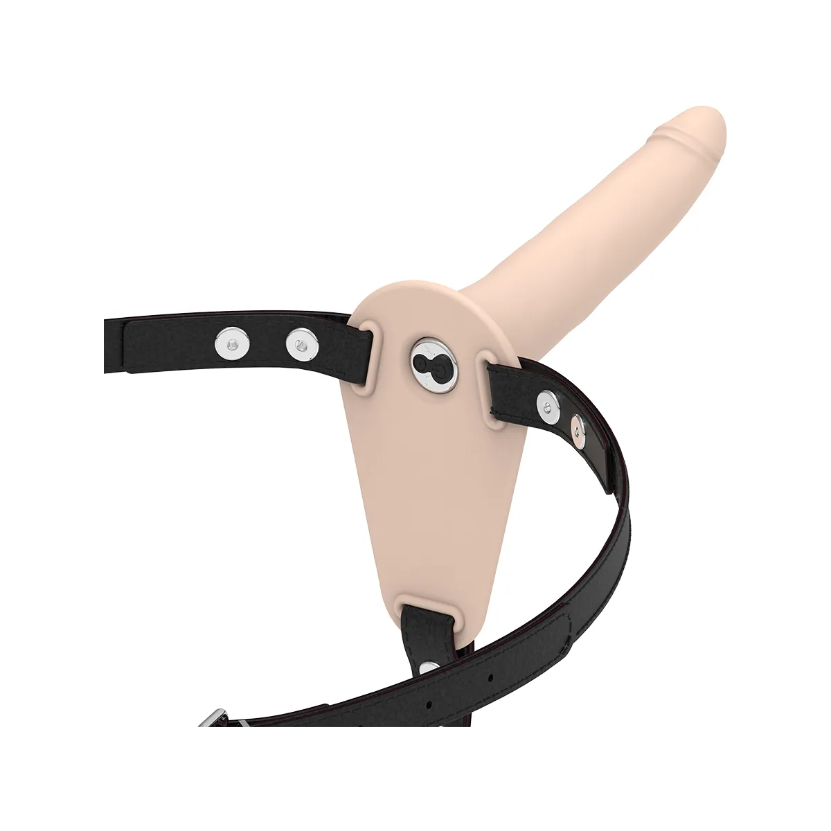 Hautfarbenes Silikonvibrator 15 cm von Fetish Submissive Harness | Fesselliebe.de