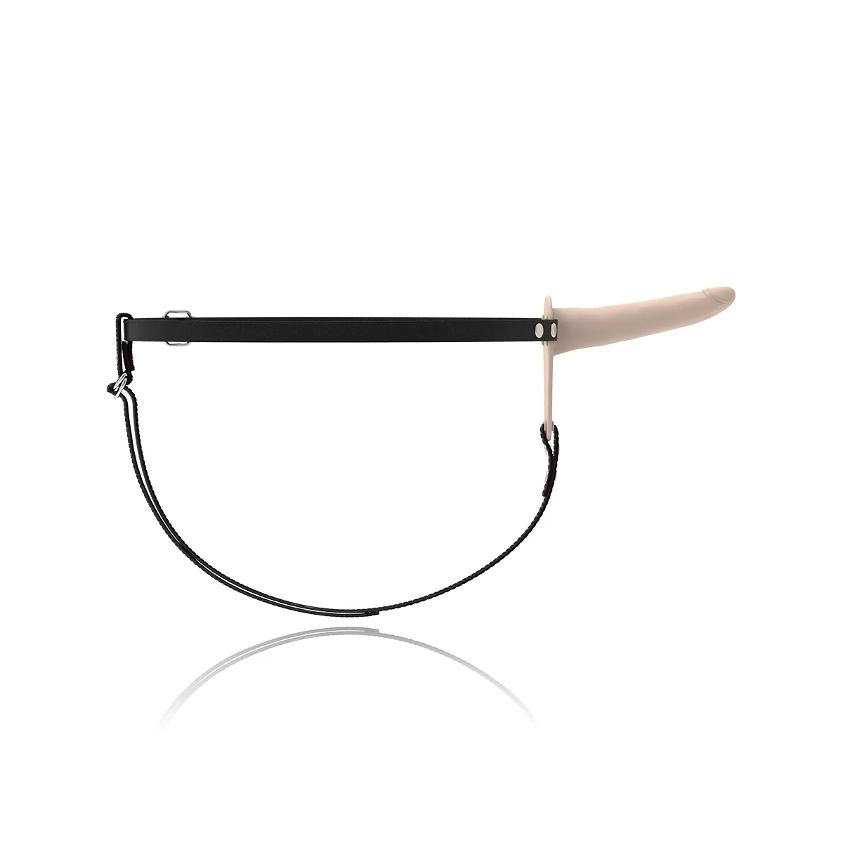 Hautfarbenes Silikonvibrator 15 cm von Fetish Submissive Harness | Fesselliebe.de