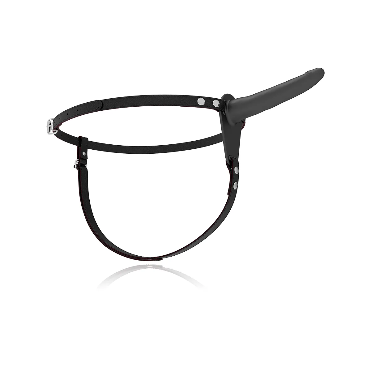 Schwarzer Silikonvibrator 15 cm von Fetish Submissive Harness | Fesselliebe.de