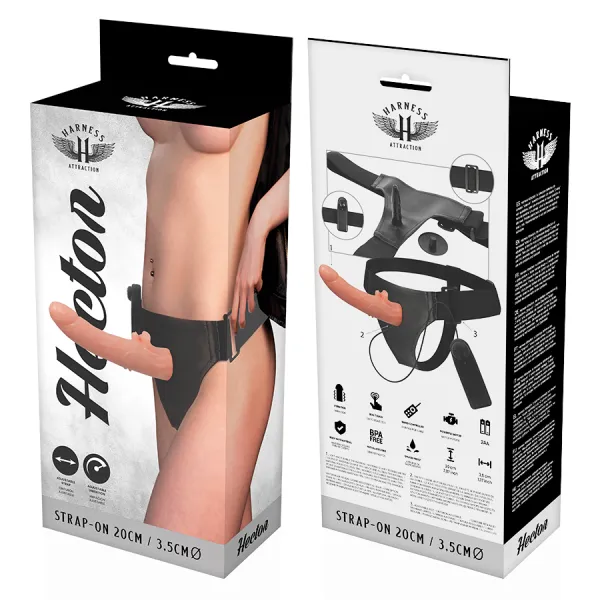 Rnes Vibrator Hector 20 cm -O- 3,5 cm von Harness Attraction | Fesselliebe.de