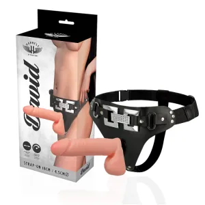 Deluxe Harness mit Realistischer Vibration 18 cm -O- 4,5 cm von Harness Attraction | Fesselliebe.de