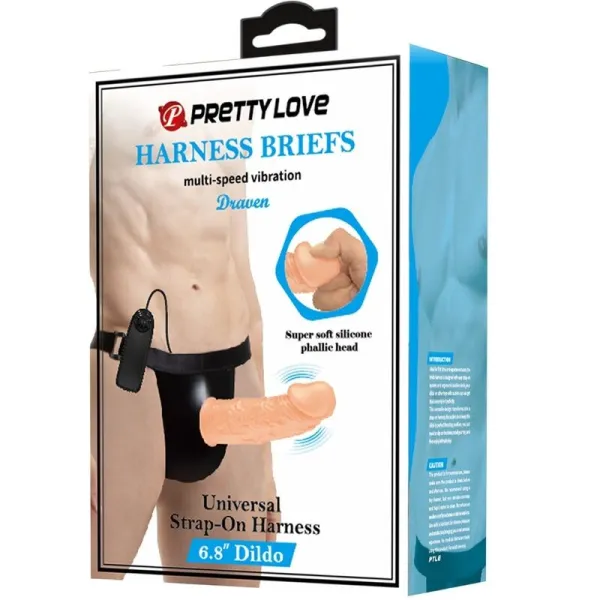 Gurt-Hose mit Vibrationsdildo Inklusive von Pretty Love | Fesselliebe.de