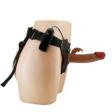 Marion Harness Universal Slip mit Vibrationsdildo 19 cm Braun von Pretty Love | Fesselliebe.de