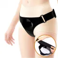 Universal Harness Slip mit Vibrierendem und Squirting-Dildo 15,5 cm Mulato von Pretty Love