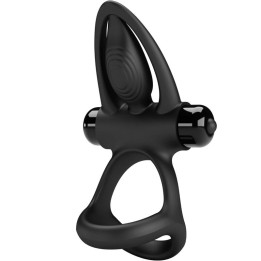 Vibrationsring 10 Vibrationen Schwarzes Silikon von Pretty Love Male | Fesselliebe.de
