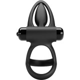Vibrationsring 10 Vibrationen Schwarzes Silikon von Pretty Love Male | Fesselliebe.de