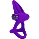 Vibratorring 10 Vibrationen Lila Silikon von Pretty Love Male | Fesselliebe.de