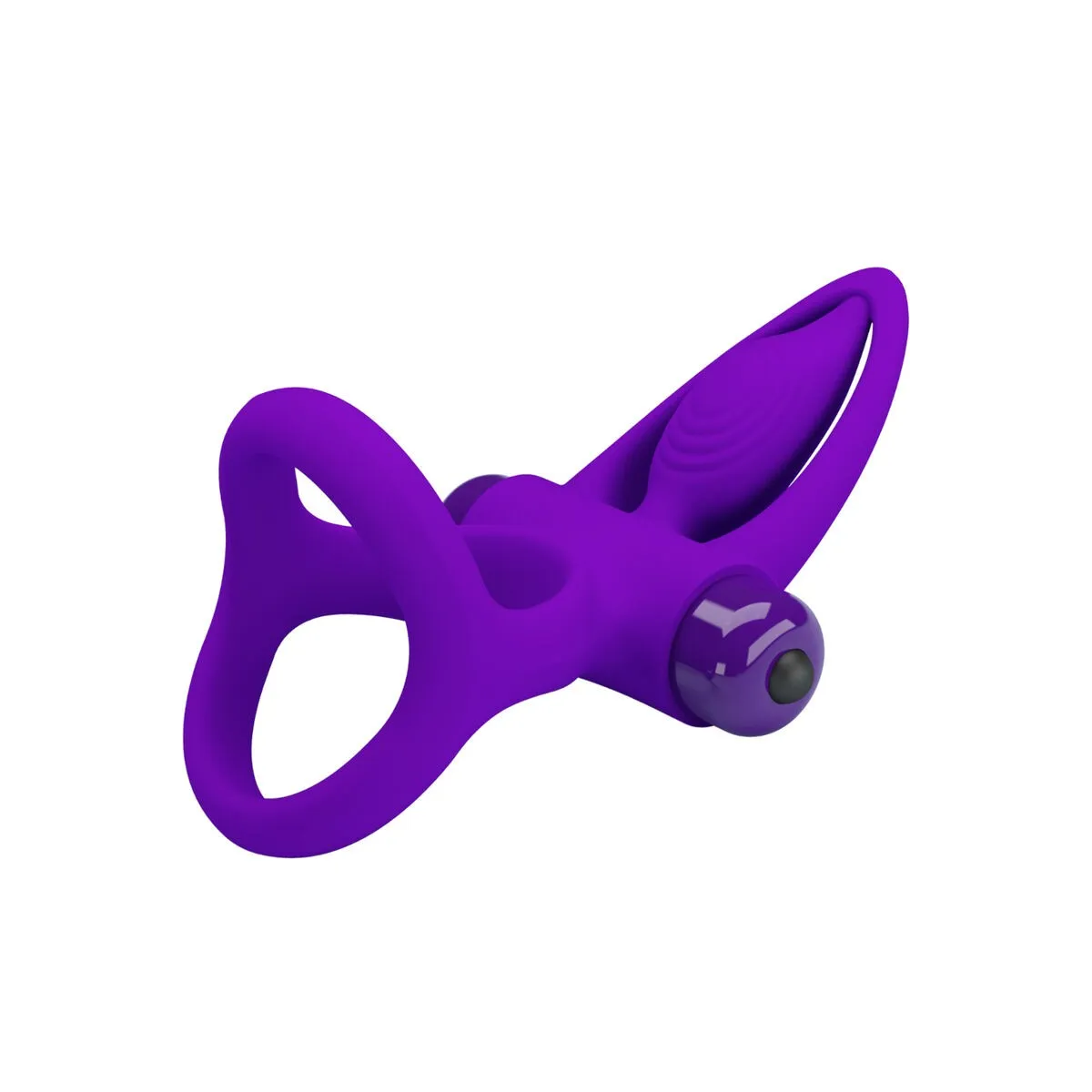 Vibratorring 10 Vibrationen Lila Silikon von Pretty Love Male | Fesselliebe.de