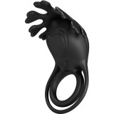 Ruben Vibratorring 7 Vibrationen Schwarzes Silikon von Pretty Love Male | Fesselliebe.de