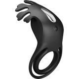 Ruben Vibratorring 7 Vibrationen Schwarzes Silikon von Pretty Love Male | Fesselliebe.de