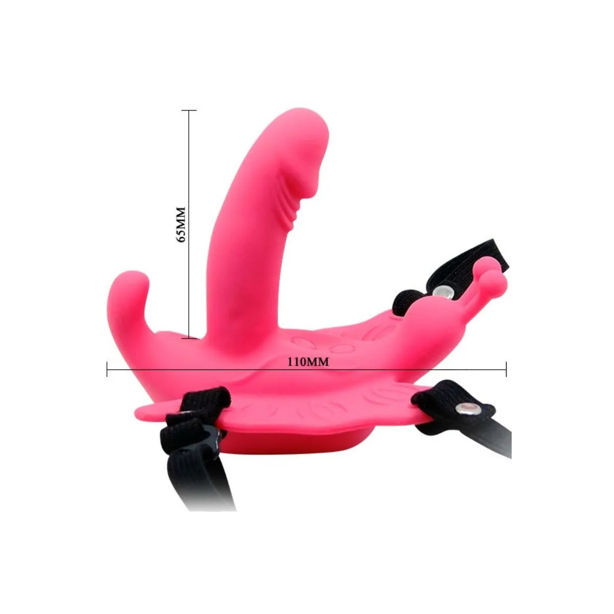 Ultra Leidenschaftliches Vibrierendes Schmetterlingsgeschirr von Baile Stimulating | Fesselliebe.de