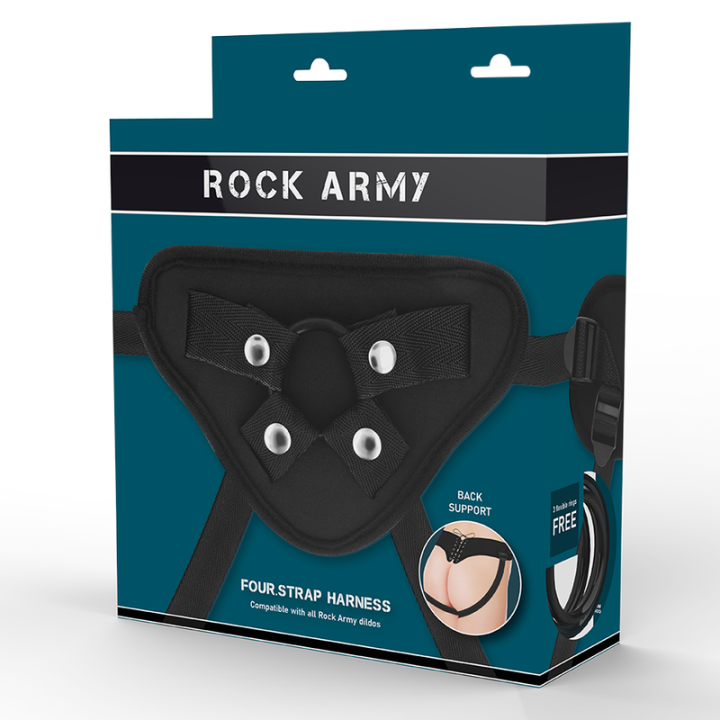 Verstellbarer Gurt und Flexible Ringe von Rock Army | Fesselliebe.de