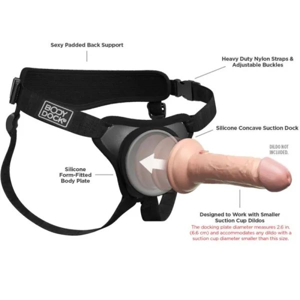 Body Dock Elite Mini-Gurt von Pipedreams | Fesselliebe.de