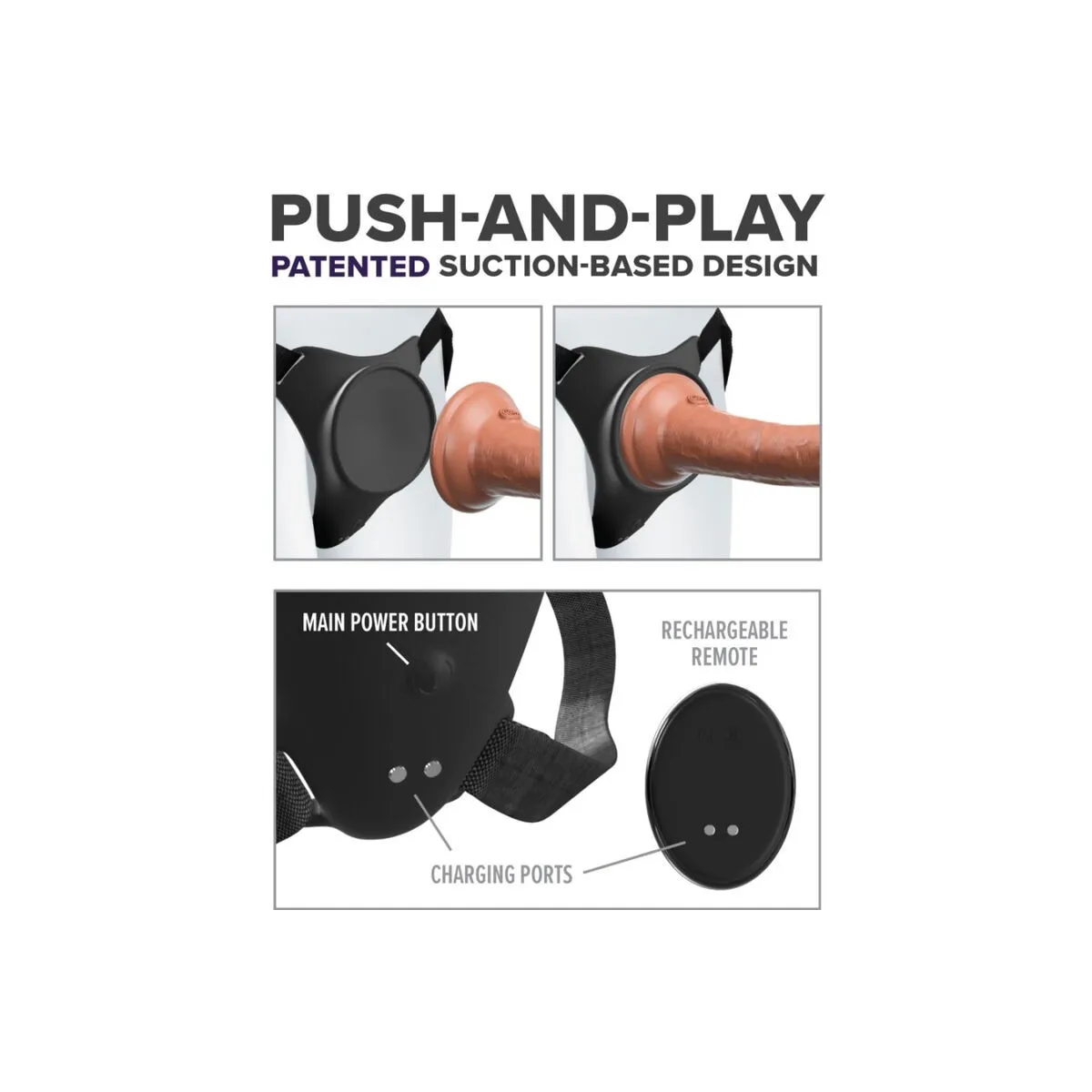 Body Dock G-Spot Pro-Gurt von Pipedreams | Fesselliebe.de