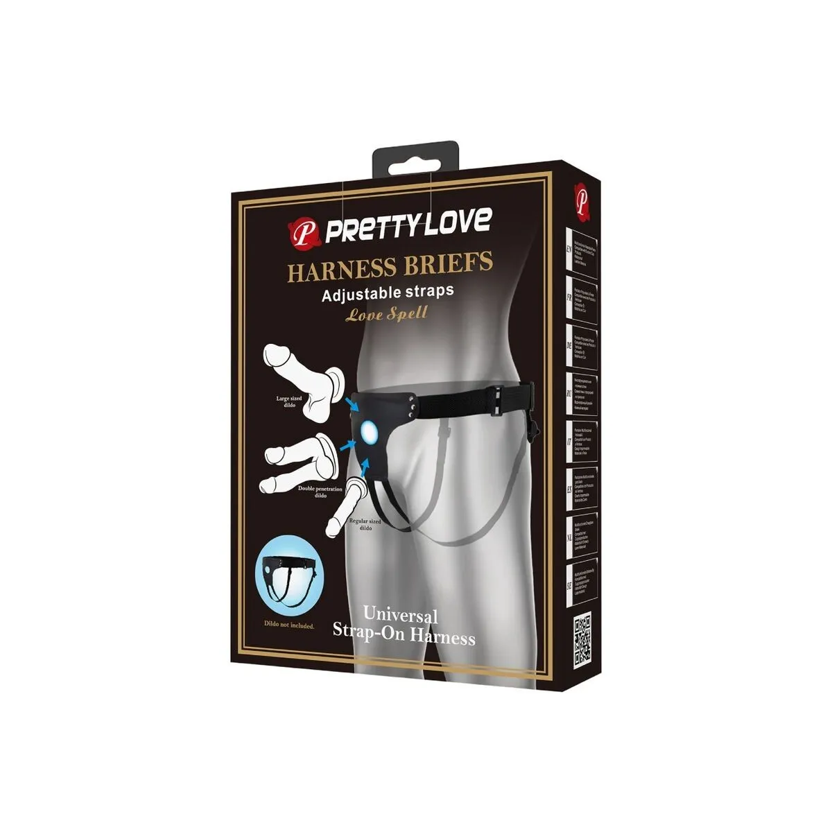 Love Spell Verstellbarer Gurt-Gurt-Ergänzung von Pretty Love Male | Fesselliebe.de
