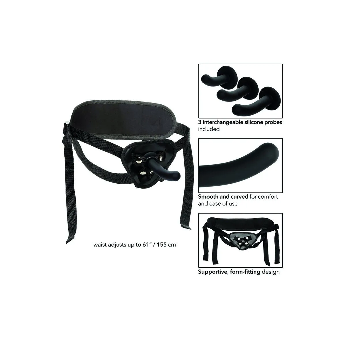 Boundless Silikon-Kurve-Pegging-Kit von Calexotics | Fesselliebe.de