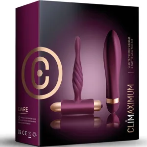 Dare Kit Twisted Vibrator + Anal Plug anfänger von Climaximum
