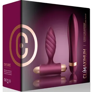 Desire Kit Twisted Vibrator + Analplug von Climaximum