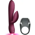 Lamour Kit Rabbit Vibrator + Led-Penisring von Climaximum